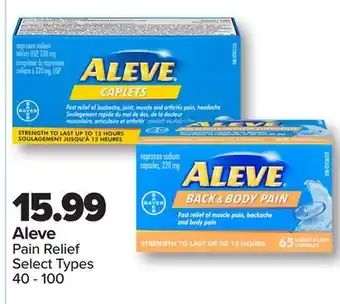 PharmaChoice Aleve Pain Relief offer