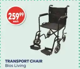 Wellwise by Shoppers TRANSPORT CHAIR Bios Living offer