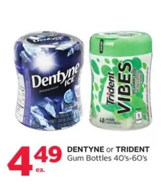 Rexall DENTYNE or TRIDENT Gum Bottles offer