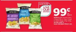 Rexall NOSH & CO. Potato Chips, Cheese Stix or Sour Cream & Onion Rings offer