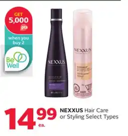 Rexall NEXXUS Hair Care or Styling offer