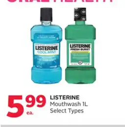 Rexall LISTERINE Mouthwash offer