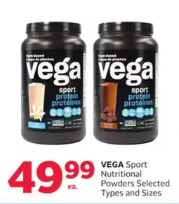Rexall VEGA Sport Nutritional Powders offer