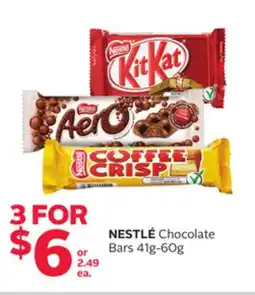 Rexall NESTLÉ Chocolate Bars offer