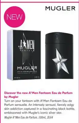 Shoppers Drug Mart Discover the new A*Men Fantasm Eau de Parfum by Mugler offer