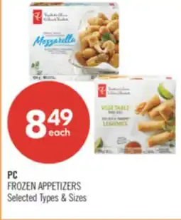 Shoppers Drug Mart PC FROZEN APPETIZERS offer