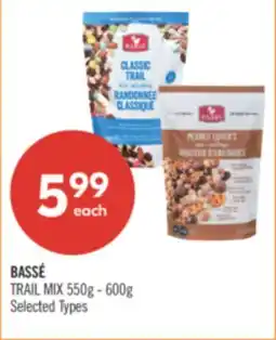 Shoppers Drug Mart BASSÉ TRAIL MIX offer