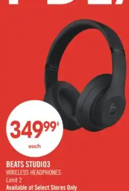 Shoppers Drug Mart BEATS STUDIO3 WIRELESS HEADPHONES offer