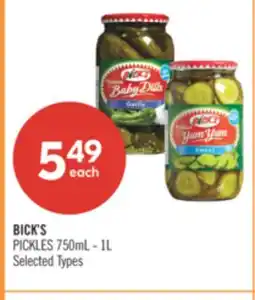 Shoppers Drug Mart BICK'S PICKLES offer