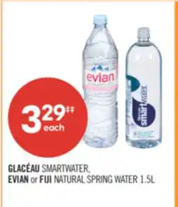 Shoppers Drug Mart GLACÉAU SMARTWATER, EVIAN or FIJI NATURAL SPRING WATER offer