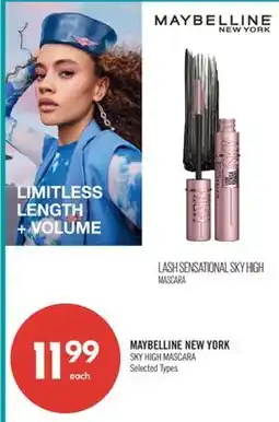 Shoppers Drug Mart MAYBELLINE NEW YORK SKY HIGH MASCARA offer