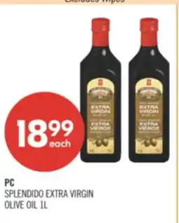 Shoppers Drug Mart PC SPLENDIDO EXTRA VIRGIN OLIVE OIL offer