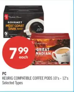 Shoppers Drug Mart PC KEURIG COMPATIBLE COFFEE PODS offer