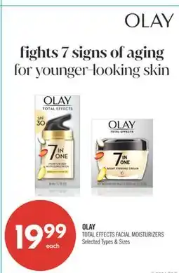 Shoppers Drug Mart OLAY TOTAL EFFECTS FACIAL MOISTURIZERS offer