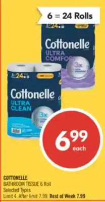 Shoppers Drug Mart COTTONELLE BATHROOM TISSUE offer
