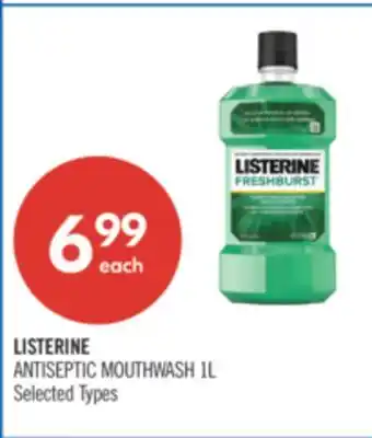 Shoppers Drug Mart LISTERINE ANTISEPTIC MOUTHWASH offer