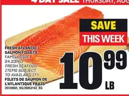 Independent City Market FILETS DE SAUMON DE L'ATLANTIQUE FRAIS offer