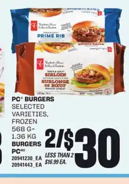 Independent City Market BURGERS PC, 568 G-1.36 KG offer