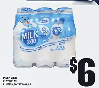 Independent City Market MILK 2GO, 6X200 ML offer