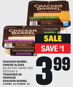 Independent City Market TRANCHES DE FROMAGE CRACKER BARREL offer
