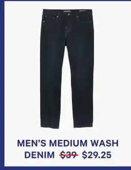 Joe Fresh MEN'S MEDIUM WASH DENIM offer