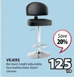JYSK VEJERS Bar stool offer