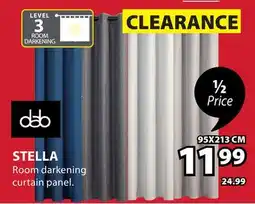 JYSK STELLA Room darkening curtain panel offer