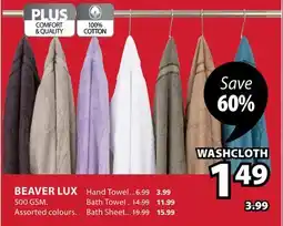 JYSK BEAVER LUX WASHCLOTH offer