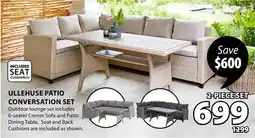 JYSK ULLEHUSE PATIO CONVERSATION SET offer