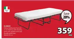 JYSK ILSKOV folding bed offer
