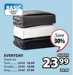 JYSK EVERYDAY Sheet set offer