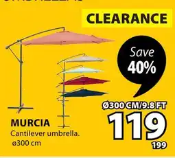 JYSK MURCIA Cantilever umbrella offer