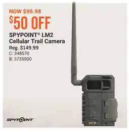 Bass Pro SPYPOINT LM2 Cellular Trail Camera offer