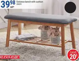 Rossy Entrance bench with cushion offer