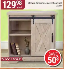 Rossy Modern farmhouse accent cabinet offer