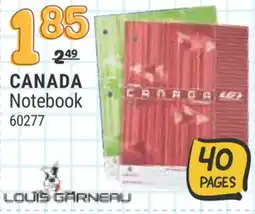 LOUIS GARNEAU CANADA Notebook