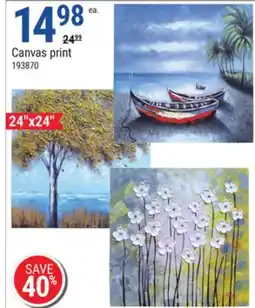 Rossy Canvas print offer