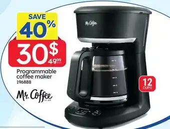 Rossy MR.COFFEE Programmable coffee maker offer