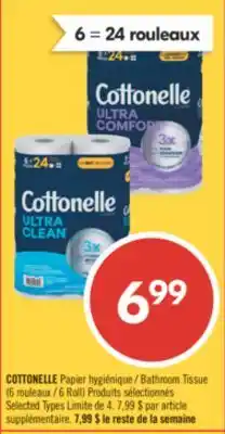 Pharmaprix COTTONELLE Bathroom Tissue offer