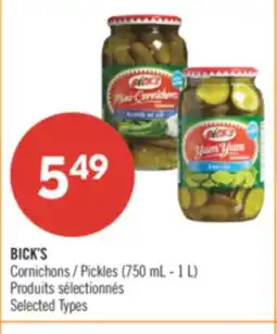 Pharmaprix BICK'S Pickles offer