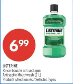 Pharmaprix LISTERINE Antiseptic Mouthwash offer