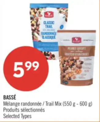 Pharmaprix BASSÉ Trail Mix offer