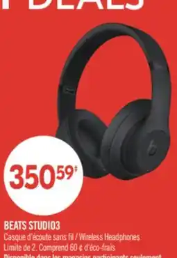 Pharmaprix BEATS STUDIO3 Wireless Headphones offer