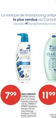 Pharmaprix HEAD & SHOULDER HYDRATE shampooing shampoo offer