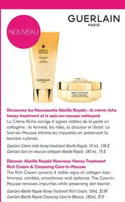 Pharmaprix Guerlain Abeille Royale Honey Treatment Rich Cream offer