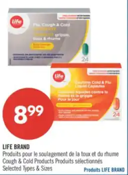 Pharmaprix LIFE BRAND Cough & Cold Products offer