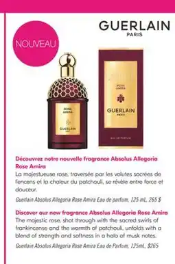 Pharmaprix Guerlain Absolus Allegoria Rose Amira Eau de Parfum offer