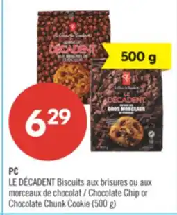 Pharmaprix PC Chocolate Chip or Chocolate Chunk Cookie offer
