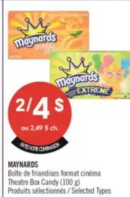Pharmaprix MAYNARDS Theatre Box Candy offer