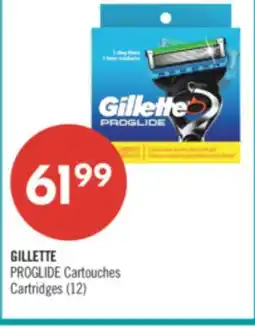 Pharmaprix GILLETTE PROGLIDE Cartouches Cartridges offer